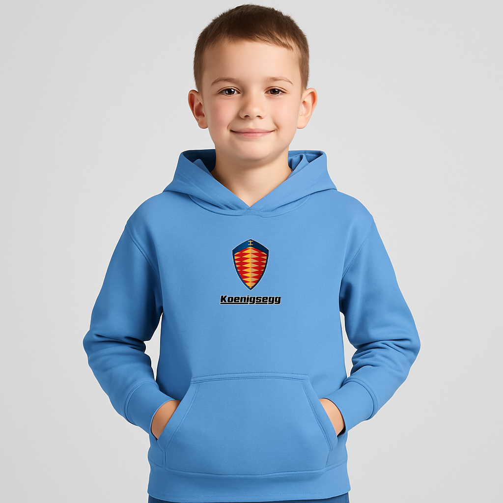 Youth Kids Koenigsegg Car Pullover Hoodie